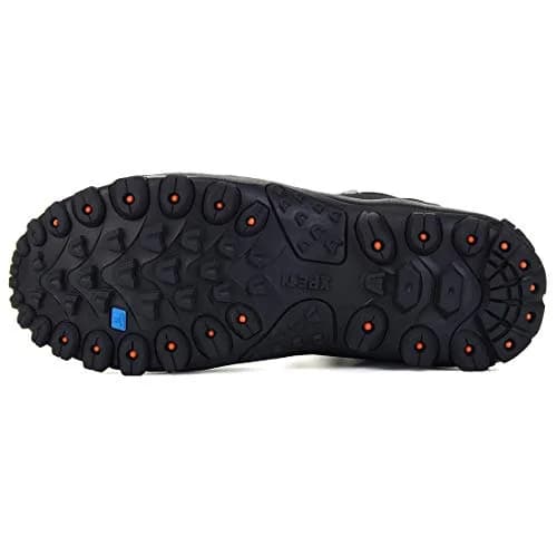 XPETI Men’s Thermator Mid-Rise Waterproof Hiking Boot Insulated Non-Slip Black 7 | Waterproof, Insulated & Traction Ready thumbnail 8