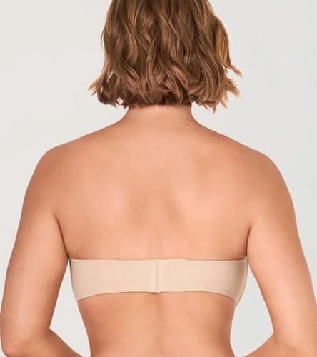 DELIMIRA Strapless Bandeau Minimizer Bras Beige 36G | Natural Lift & Bust Reduction for Women thumbnail 2