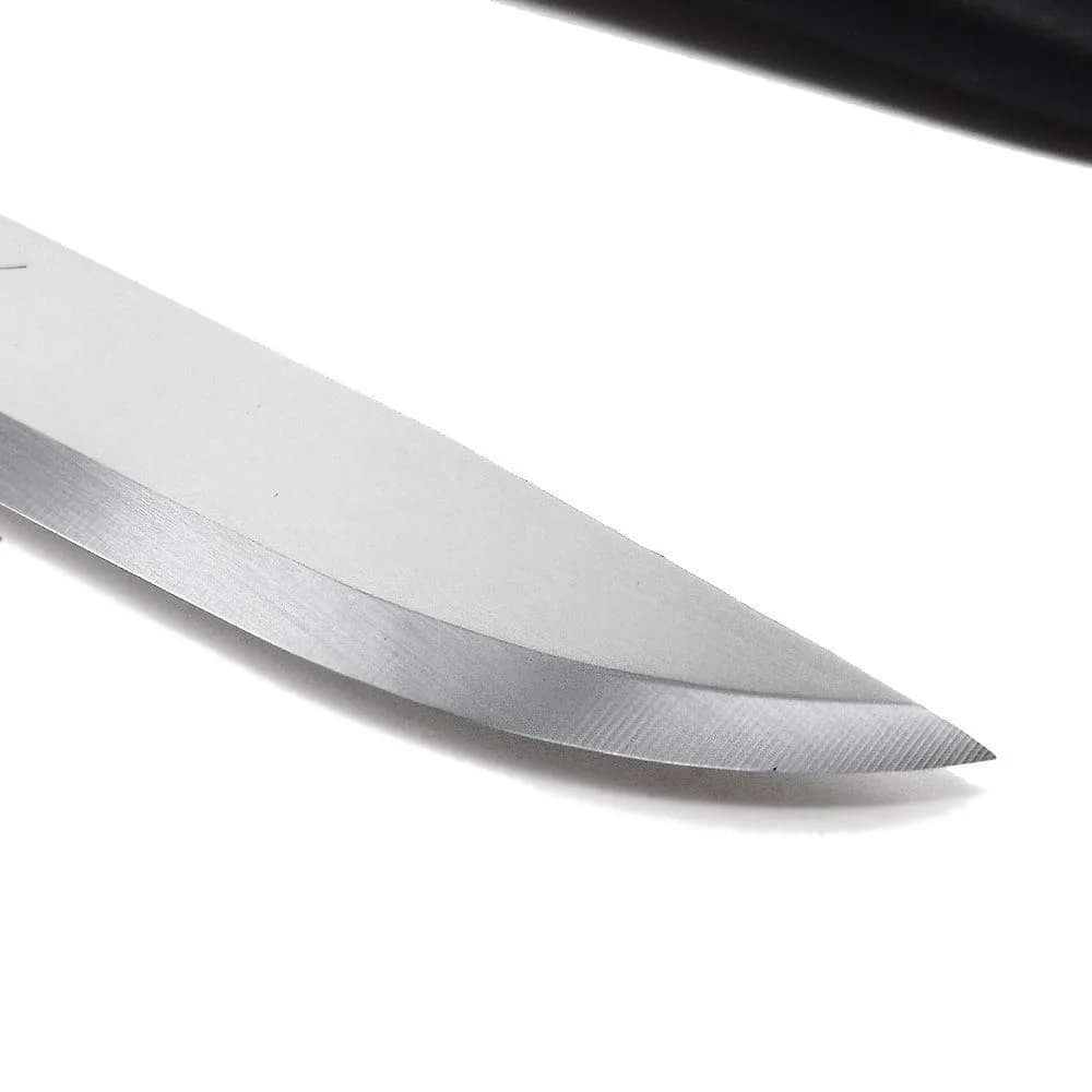 Morakniv Basic 511 Fixed-Blade Knife - Black/Green Handle, 9.1 cm High Carbon Steel Blade thumbnail 3