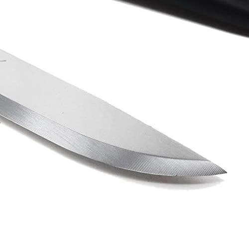 Morakniv Basic 511 Fixed-Blade Knife - Black/Green Handle, 9.1 cm High Carbon Steel Blade thumbnail 3