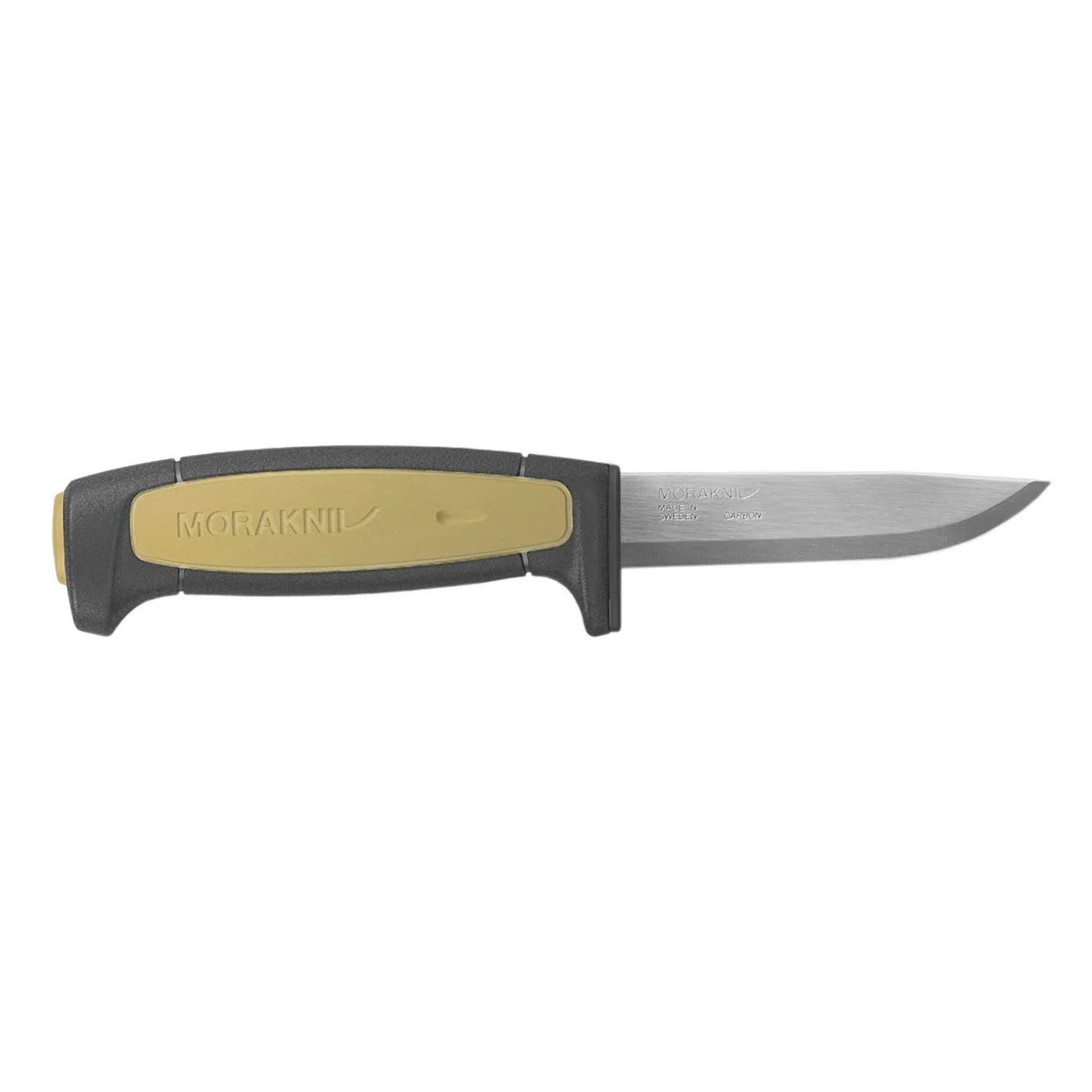 Morakniv Basic 511 Fixed-Blade Knife - Black/Tan Handle, 9.1 cm High Carbon Steel Blade thumbnail 4