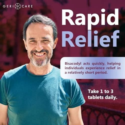 GeriCare Bisacodyl 5 mg Coated Tablet | Gentle Overnight Constipation Relief | 1000 Count thumbnail 6
