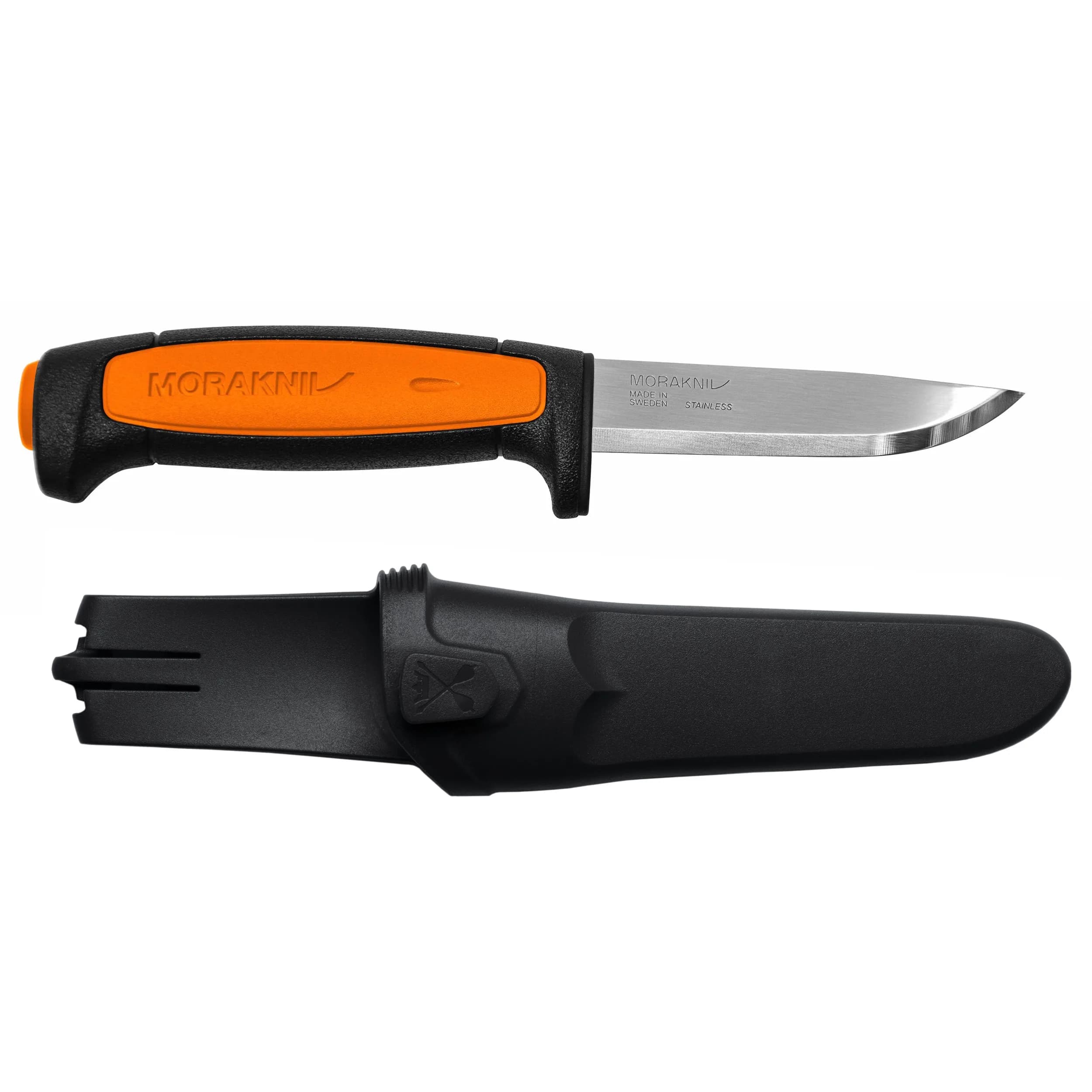Morakniv Craftline 546 Fixed Blade Knife 3.6" Stainless Steel | Impact-Resistant Handle, Swedish Craftsmanship