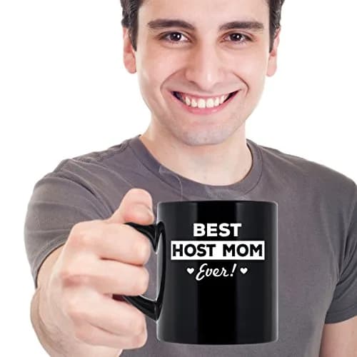 Wonderful Mugs Host mom Coffee Mug 11 oz Best host mom ever! Funny gift thumbnail 3