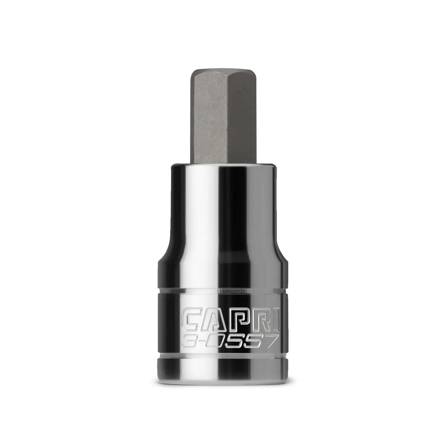 Capri Tools 3-0557 7/16-Inch Hex Bit Socket, 1/2-Inch Drive, SAE | Heavy-Duty Forged Steel for Demanding Professionals — 7/16-Inch, 1/2-Inch Drive