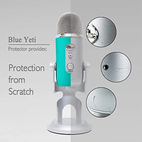 YOUSHARES Microphone Windscreen Foam Green for Blue Yeti & Yeti Pro | 2.36 cm (0.93 in) Thickness thumbnail 4