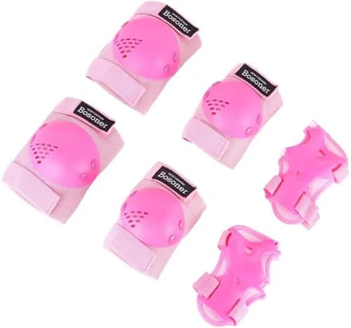 BOSONER Kids/Youth Knee Pads Elbow Pads Wrist Guards Set for 3-15 Years | Child Protective Gear for Multi-Sports thumbnail 1