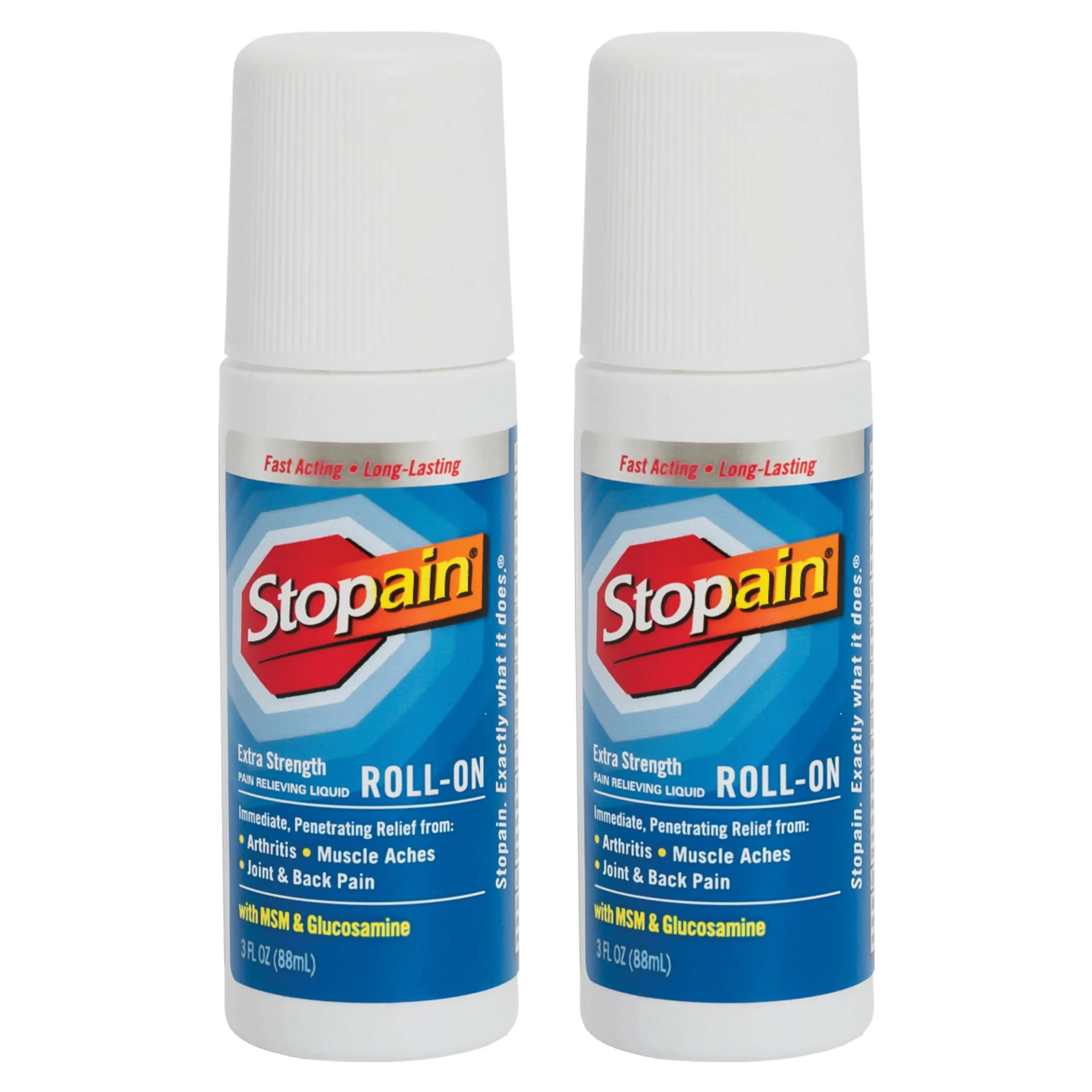 Stopain Extra Strength Pain Relief Roll-On Gel 177ml (6 Fl Oz) | Fast-Acting Topical Analgesic for Arthritis & Muscle Pain - main product image