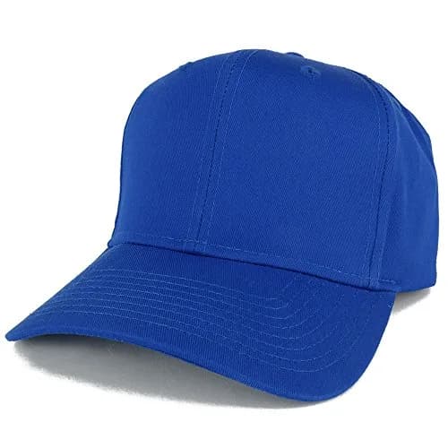 Armycrew XXL Oversize High Crown Adjustable Solid Baseball Cap - Royal Blue | Fits 2XL-3XL (62cm) thumbnail 1