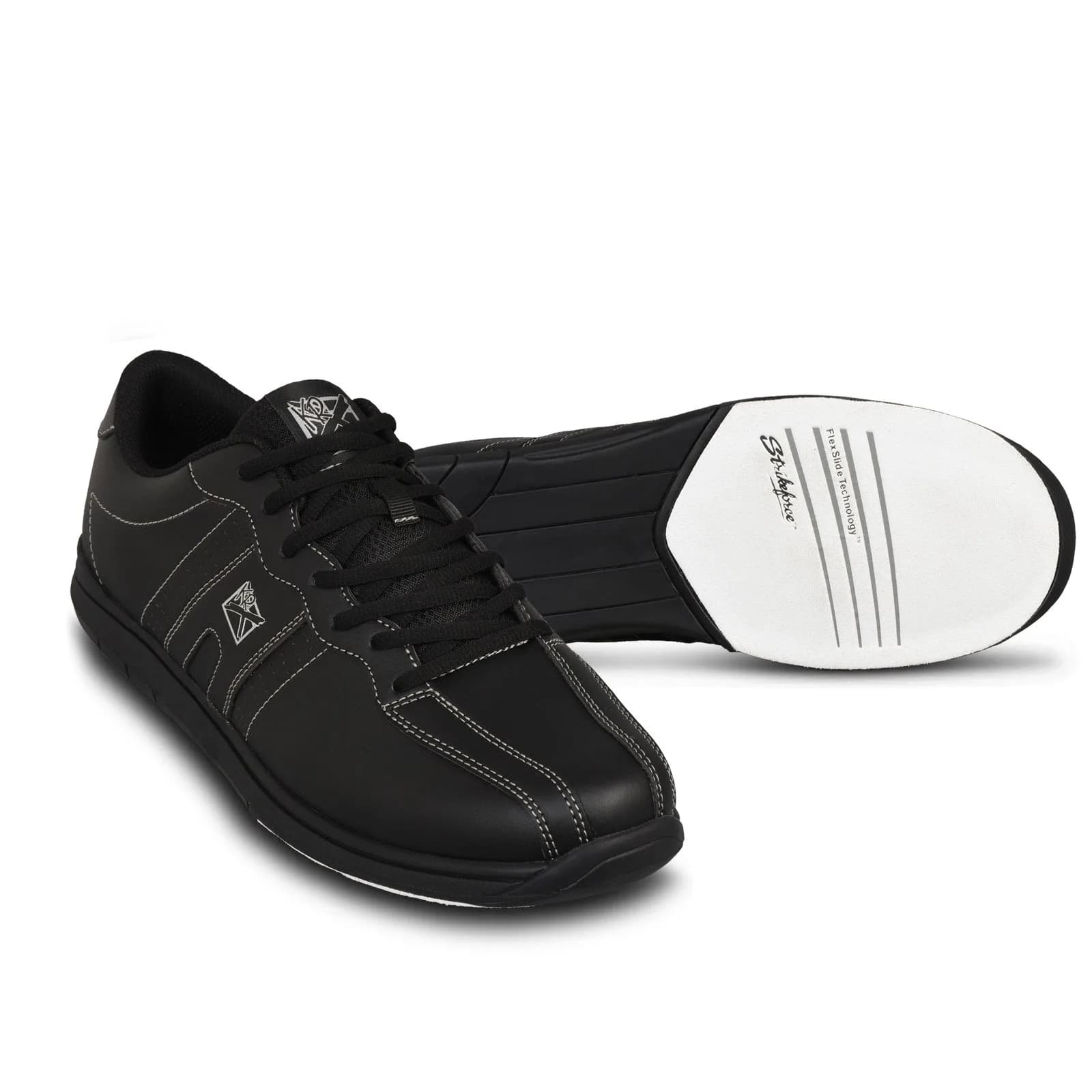 KR Strikeforce OPP Mens Wide Bowling Shoe (Size 6, US Footwear System) Black | Durable, Comfortable & Non-Marking