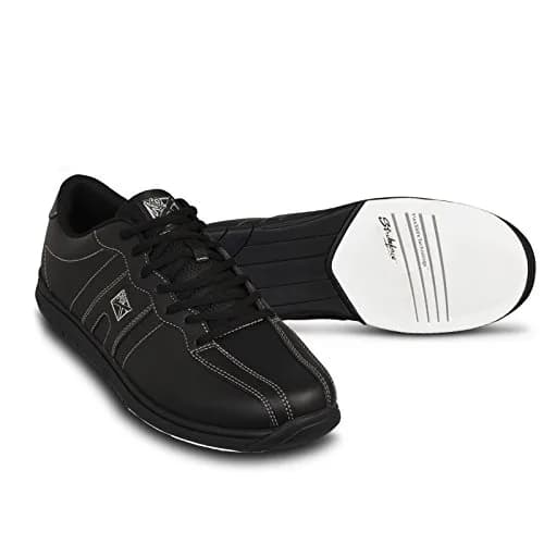 KR Strikeforce OPP Mens Wide Bowling Shoe (Size 6, US Footwear System) Black | Durable, Comfortable & Non-Marking thumbnail 1