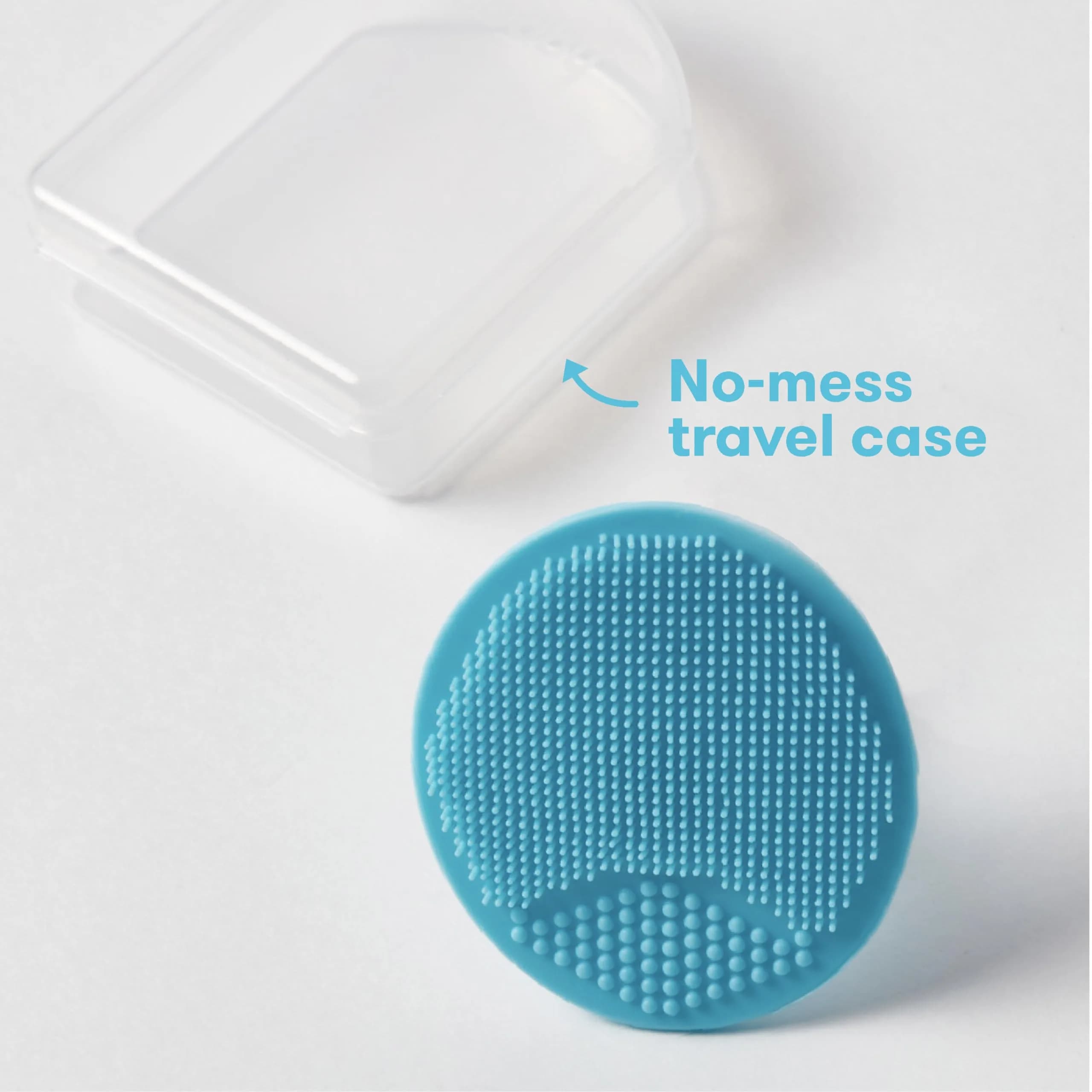 Frida Baby DermaFrida SkinSoother Bath Brush Blue | Gentle Silicone for Dry Skin, Cradle Cap & Eczema - view 6