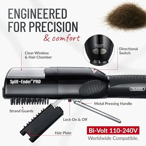 Split-Ender PRO Hair Trimmer with Charging Station | Effortless Split-End Removal for All Hair Types thumbnail 5