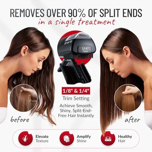 Split-Ender PRO Hair Trimmer with Charging Station | Effortless Split-End Removal for All Hair Types thumbnail 6