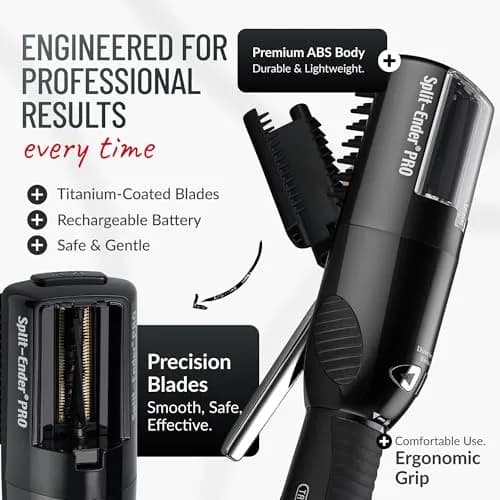 Split-Ender PRO Hair Trimmer with Charging Station | Effortless Split-End Removal for All Hair Types thumbnail 2