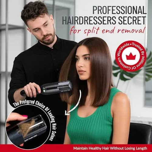 Split-Ender PRO Hair Trimmer with Charging Station | Effortless Split-End Removal for All Hair Types thumbnail 3