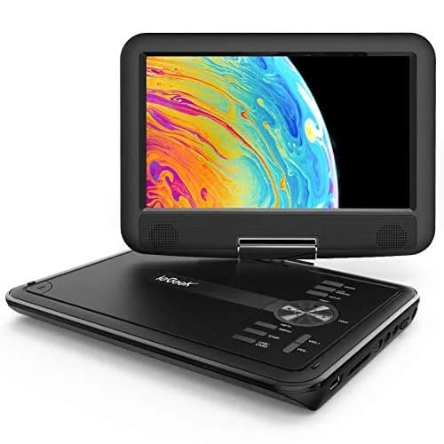 ieGeek 11.5" Portable DVD Player 9.5" HD Screen | 5-Hour Battery, USB/SD Playback, TV Sync thumbnail 1