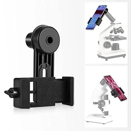 SOLOMARK Smartphone Camera Adapter - Microscope Eyepiece Tube 23.2mm | Built-in 16X Microscope Eyepiece for Smartphone Photography thumbnail 2