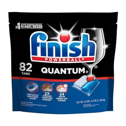 Finish Quantum Dishwasher Pods 82 Count | 24-Hour Dried-On Stain Removal thumbnail 9