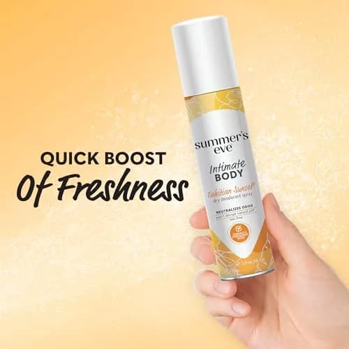 Summer's Eve Daily Refreshing Feminine Spray Tahitian Sunset 120ml (2 Fl Oz x 6) | pH Balanced Odor Control thumbnail 6