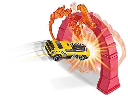 Hot Wheels Flame Jumper Playset, Multicolor | Classic Stunt Track with Iconic Cars thumbnail 4