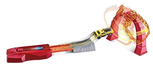 Hot Wheels Flame Jumper Playset, Multicolor | Classic Stunt Track with Iconic Cars thumbnail 3