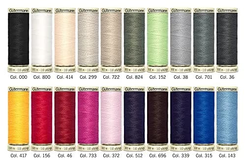 Gütermann Sew-All Thread Set: 20 x 100m Assorted | Micro Core Technology for All Fabrics thumbnail 4