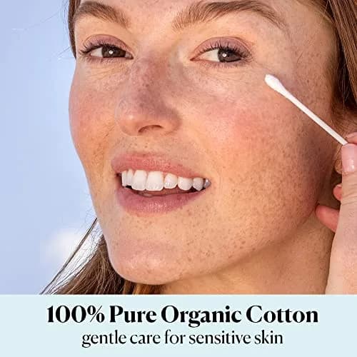 Sky Organics Organic Cotton Swabs 500 Ct | Chlorine-Free, Hypoallergenic, Natural thumbnail 3