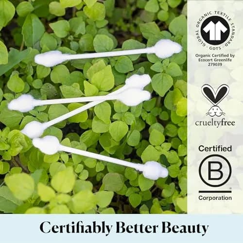 Sky Organics Organic Baby Cotton Swabs 180ct | Hypoallergenic, Chlorine-Free, Ultra-Soft Tips for Gentle Baby & Personal Care thumbnail 5