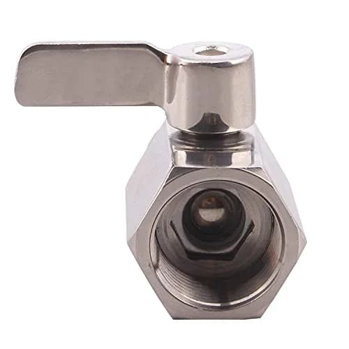 DERNORD 3/4 inch Stainless Steel Mini Ball Valve NPT Female x Male Thread | Corrosion-Resistant, 1/4 Turn Shut-Off thumbnail 3