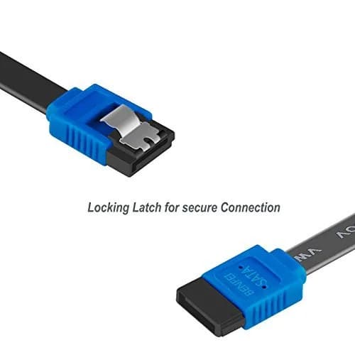 BENFEI SATA Cable III 3 Pack 18 Inch | Fast Data Transfer with Locking Latch thumbnail 3
