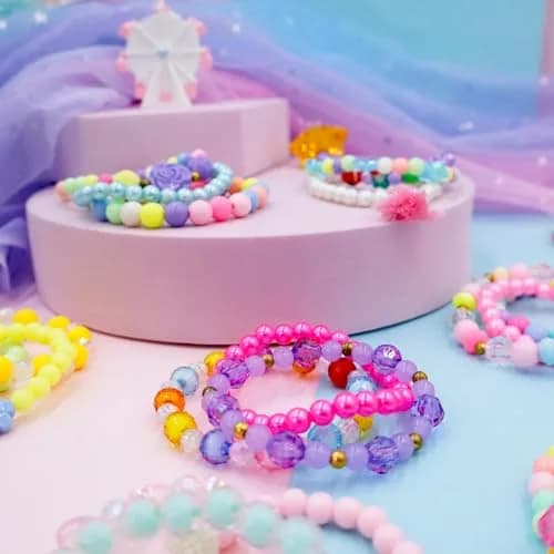 PinkSheep Bracelets for Girls Jewelry 36 Pcs | Safe, Colorful & Creative (70-120 chars) thumbnail 6
