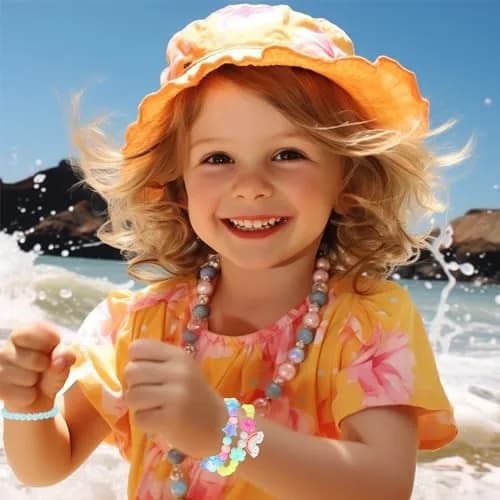 PinkSheep Bracelets for Girls Jewelry 36 Pcs | Safe, Colorful & Creative (70-120 chars) thumbnail 3