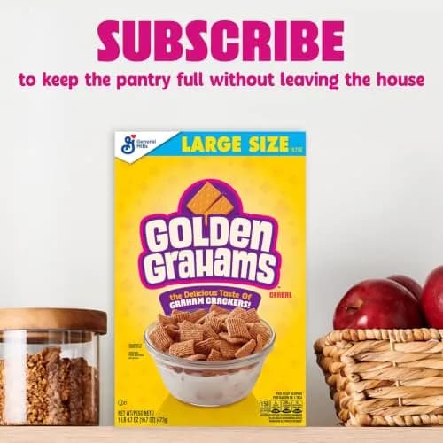 Golden Grahams Whole Grain Breakfast Cereal 473g (16.7 oz) | Honey Flavor Cereal with 14g Whole Grain thumbnail 8