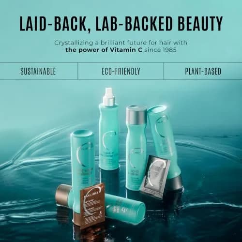 Malibu C Hard Water Wellness Remedy 12 Pack | Vitamin C Deep-Cleaning Hair Treatment for Mineral Deposits thumbnail 9
