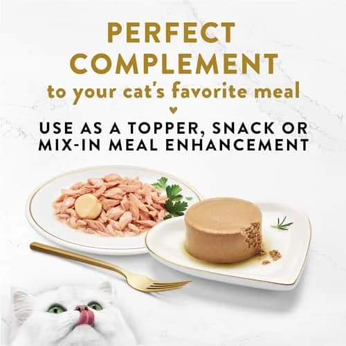 Fancy Feast Appetizers Tuna with Scallop Topper Wet Cat Food 1.1 oz (31g) Pouches, 10-Pack | Real Tuna & Scallop Broth thumbnail 4
