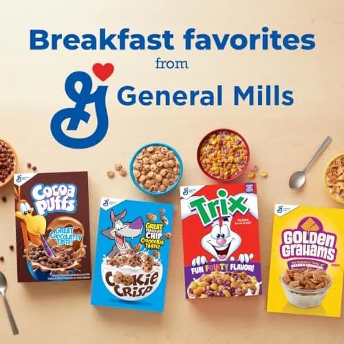 Golden Grahams Whole Grain Breakfast Cereal 332g (11.7 oz) | Nostalgic Graham Cracker Taste thumbnail 9