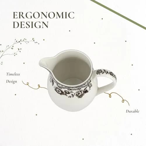 Spode Delamere Porcelain Pitcher 1657ml (56 Oz) | Classic British Flowers Design for Serving Beverages thumbnail 6