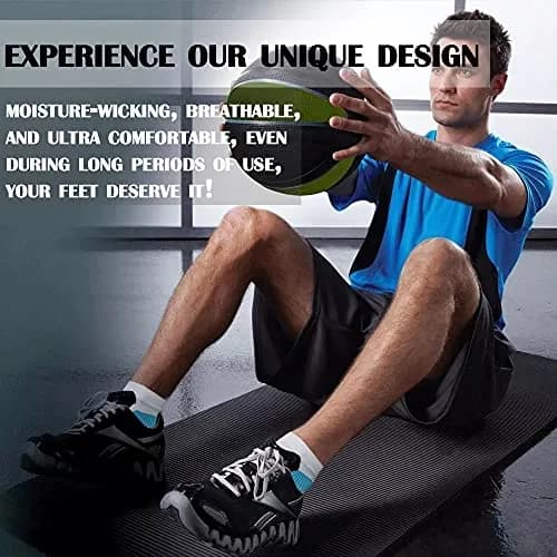 ACTINPUT Ankle Compression Socks for Women Men | 7 Pairs Plantar Fasciitis Support, Circulation Relief, Breathable Nylon (Ankle-High, Multi-Color, Large-X-Large) thumbnail 4