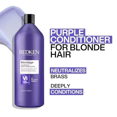 Redken Color Extend Blondage Purple Conditioner 1000ml (33.8 Fl Oz) | Neutralizes Brass & Moisturizes Blonde Hair thumbnail 3