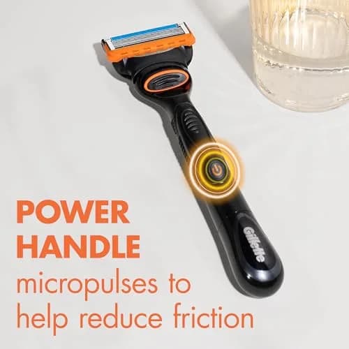 Gillette Fusion5 Power Razor for Men, Handle + 1 Refill | Micro Pulses for Smooth Shave thumbnail 4