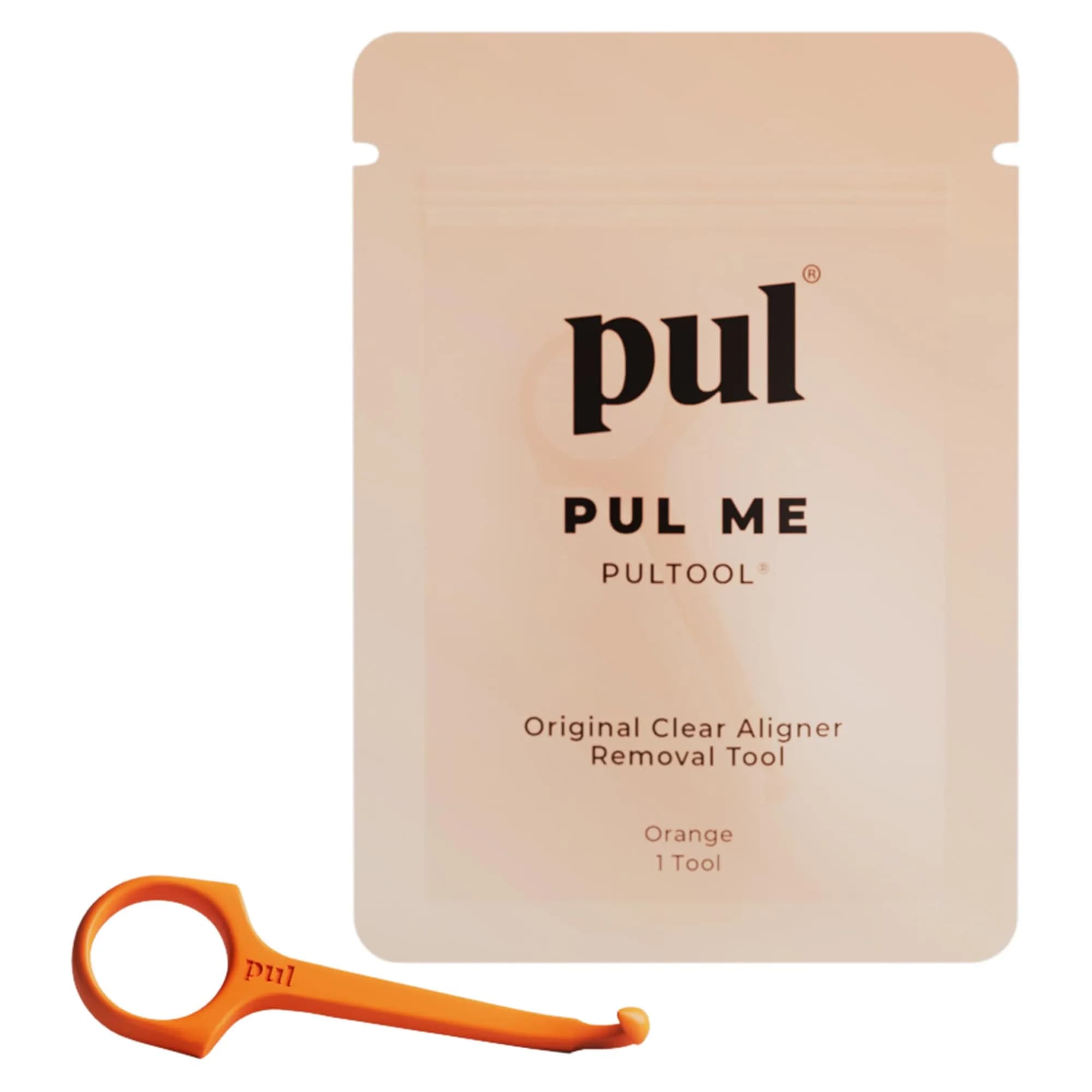 The Pultool Original Aligner Removal Tool Orange | Hygienic & Easy Removal for Clear Aligners, Retainers, Night Guards - main product image