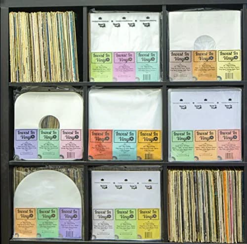 Invest In Vinyl Anti Static Round Bottom LP Inner Sleeves 12" (50 Pack) | Protects Vinyl from Scratches & Dust thumbnail 5