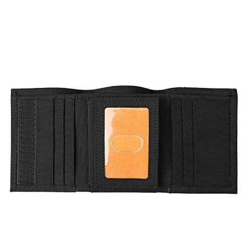 Timberland PRO Cordura Nylon RFID Trifold Wallet with ID Window, Black 10.8cm (4.25") | Secure Men's Wallet for India thumbnail 2