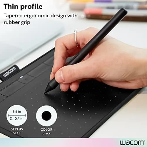 Wacom Intuos Pen LP1100K | 4K Pressure-Sensitive Stylus for Wacom Intuos Small & Medium Tablets thumbnail 5