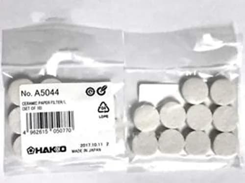 Hakko Ceramic Filter 10 Pack for FR-301 Desoldering Tool | 0.71 cm (0.25 in) x 5.21 cm (2.05 in) x 6.3 cm (2.48 in) thumbnail 4
