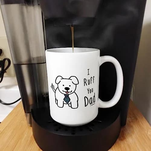 ThisWear Ruff You Dad 15oz Coffee Mug | Classic White Ceramic, Microwave & Dishwasher Safe thumbnail 5