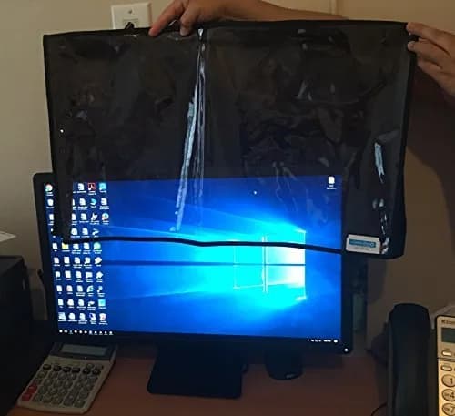 Comp Bind Technology Monitor Cover Compatible with LG 26LN4500-UA 26'' Portable 720p LED TV | Clear Nylon Dust Cover thumbnail 9