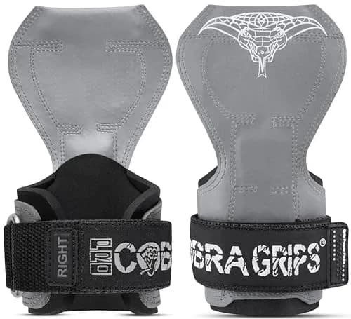 Cobra Grips PRO Gray Rubber Weight Lifting Gloves with Wrist Wraps - 5.5 - 8.75" Wrist Size - view 4