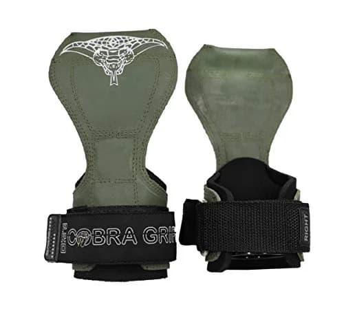 Cobra Grips PRO Green Rubber Weight Lifting Gloves with Wrist Wraps - 5.5 - 8.75" Wrist Support - view 2